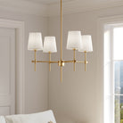 Visual Comfort Studio Canada - 3187204-848 - Four Light Chandelier - Baker - Satin Brass