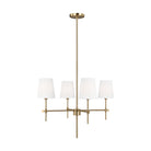 Visual Comfort Studio Canada - 3187204-848 - Four Light Chandelier - Baker - Satin Brass