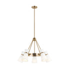 Visual Comfort Studio Canada - 3190505-848 - Five Light Chandelier - Clark - Satin Brass
