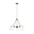 Visual Comfort Studio Canada - 3190505EN3-962 - Five Light Chandelier - Clark - Brushed Nickel