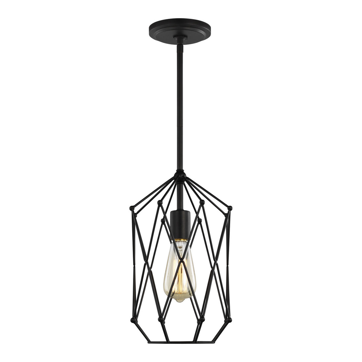 Visual Comfort Studio Canada - 5134101-112 - One Light Lantern - Zarra - Midnight Black
