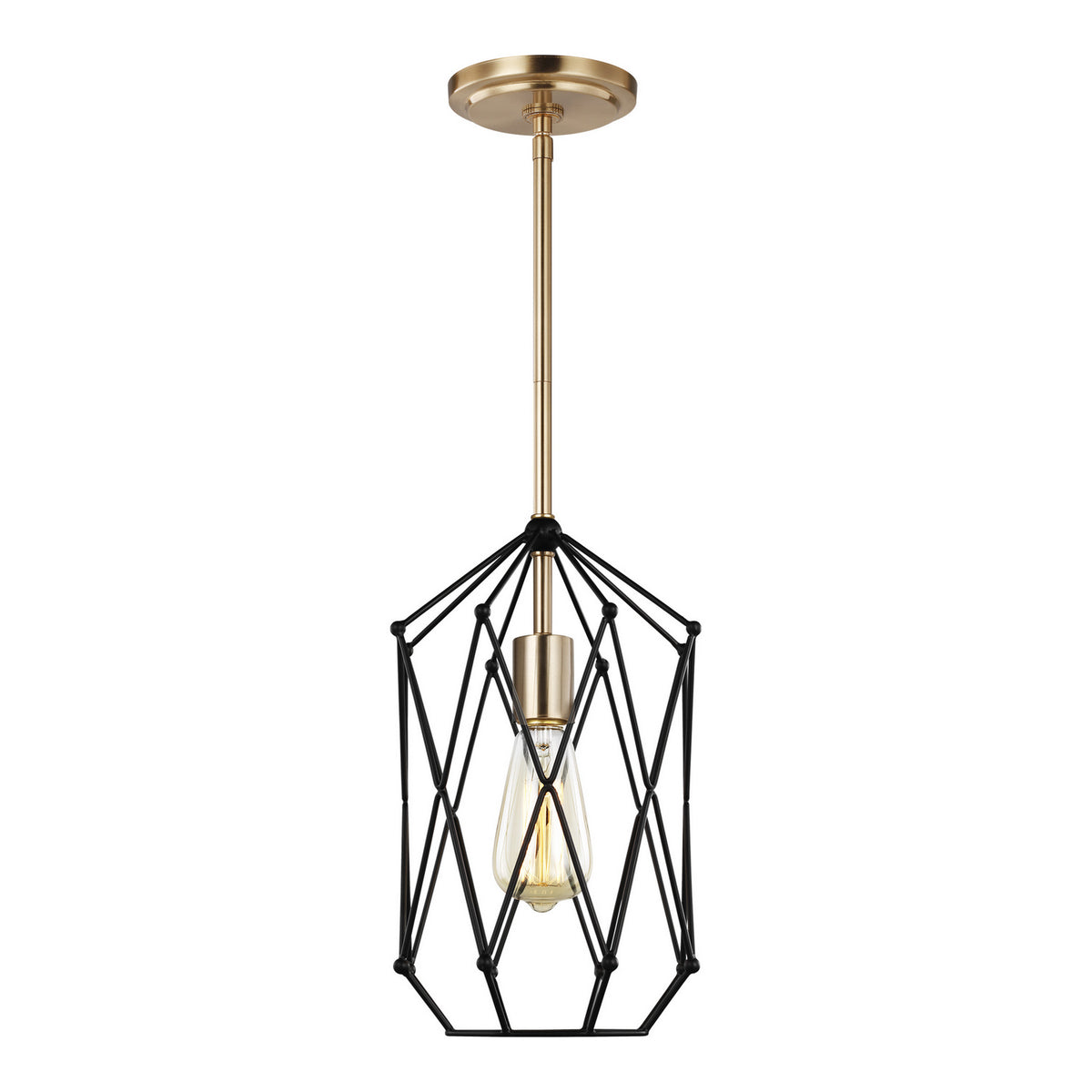 Visual Comfort Studio Canada - 5134101-848 - One Light Lantern - Zarra - Satin Brass