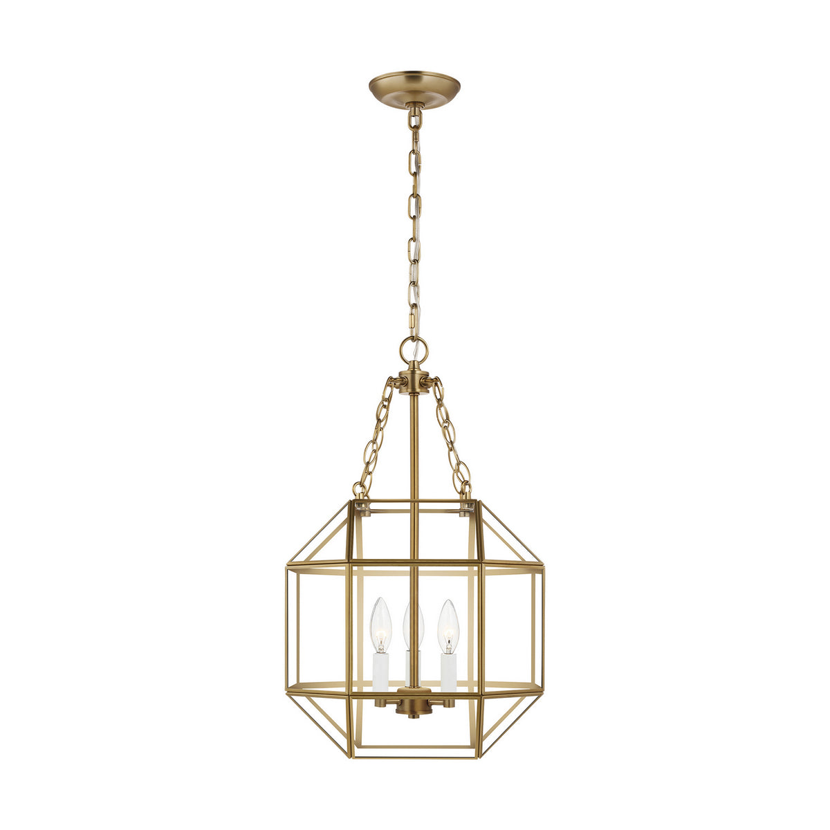 Visual Comfort Studio Canada - 5179403EN-848 - Three Light Lantern - Morrison - Satin Brass