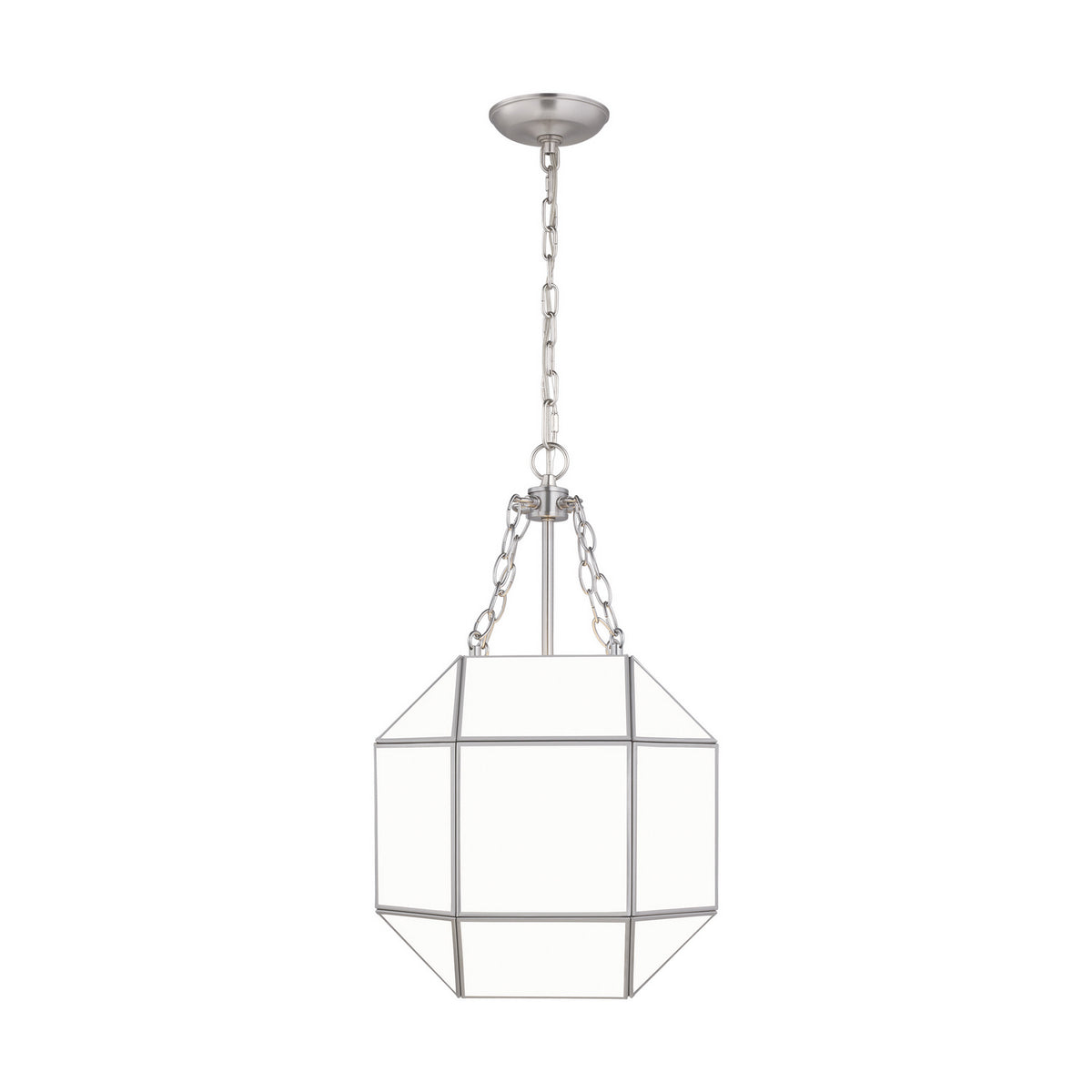 Visual Comfort Studio Canada - 5179453EN-962 - Three Light Lantern - Morrison - Brushed Nickel
