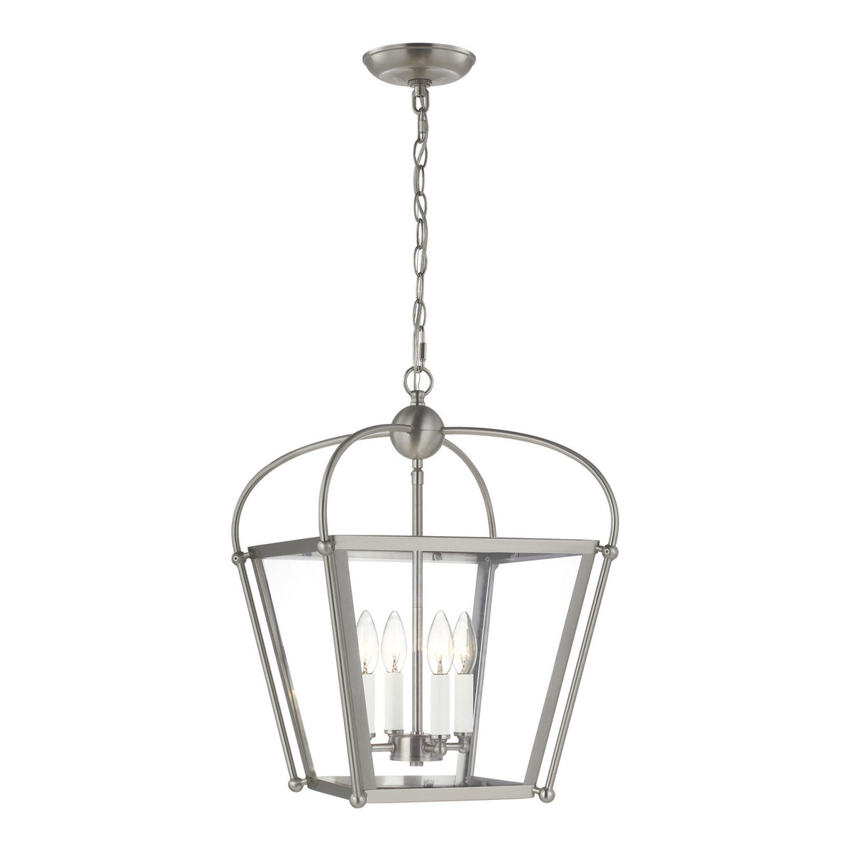 Visual Comfort Studio Canada - 5191004EN-962 - Four Light Lantern - Charleston - Brushed Nickel