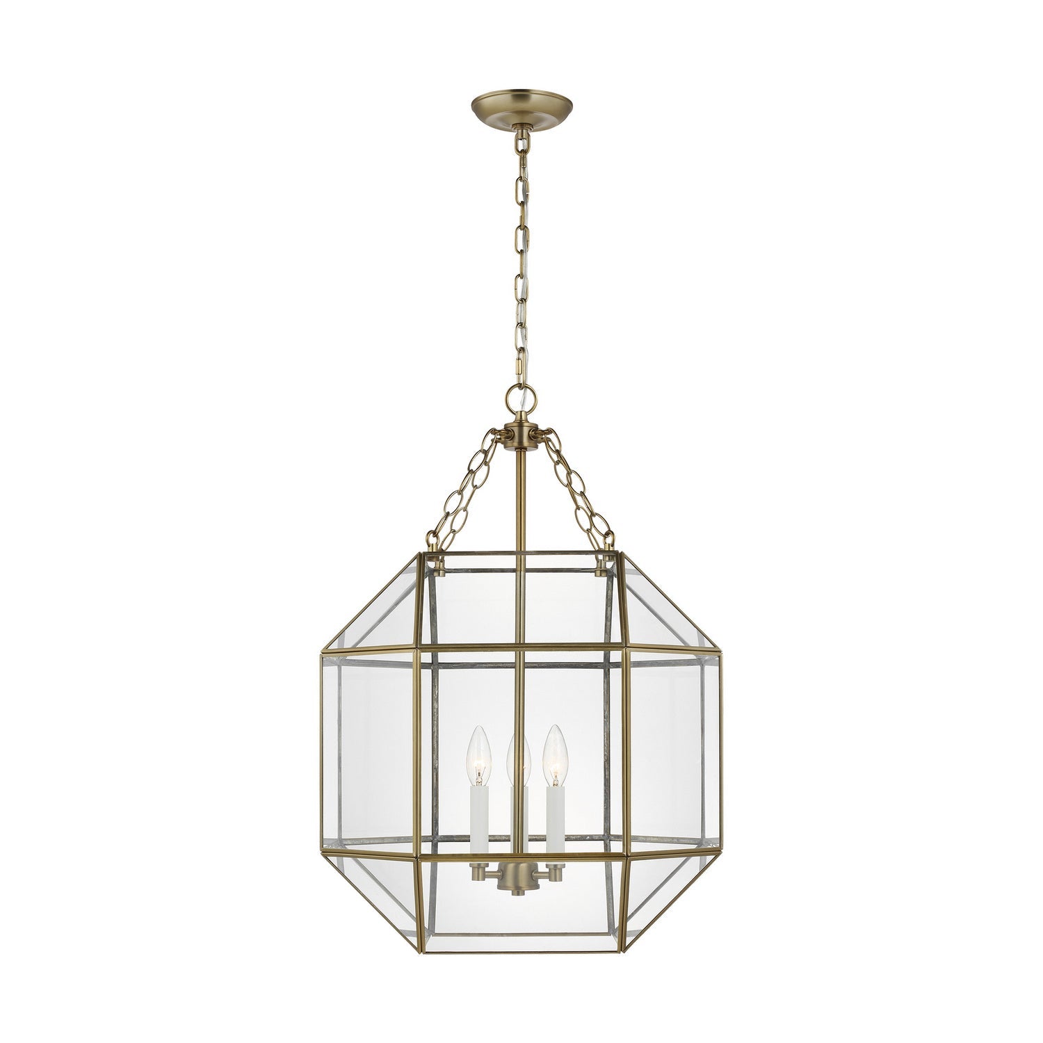 Visual Comfort Studio Canada - 5279403-848 - Three Light Lantern - Morrison - Satin Brass