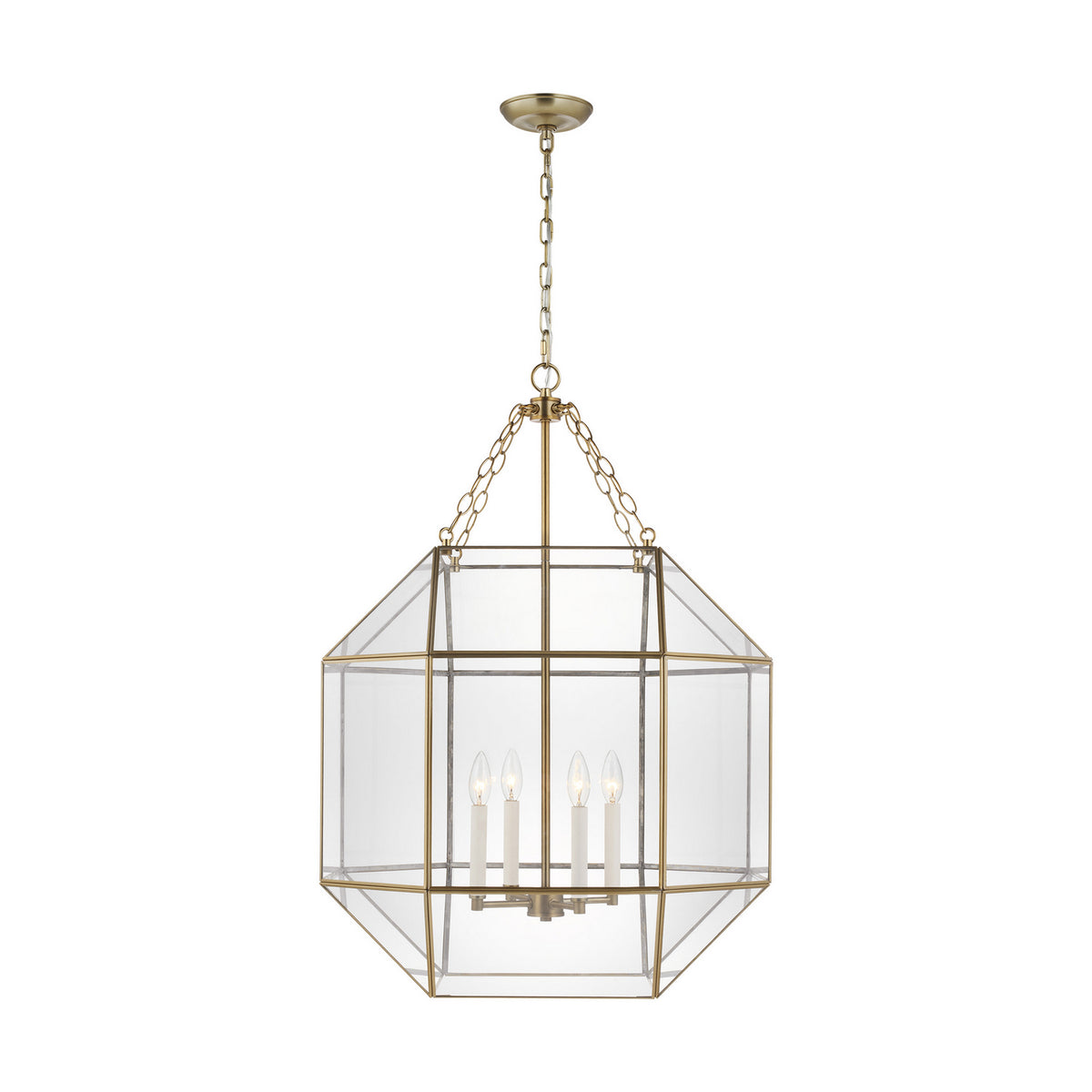 Visual Comfort Studio Canada - 5279404EN-848 - Four Light Lantern - Morrison - Satin Brass