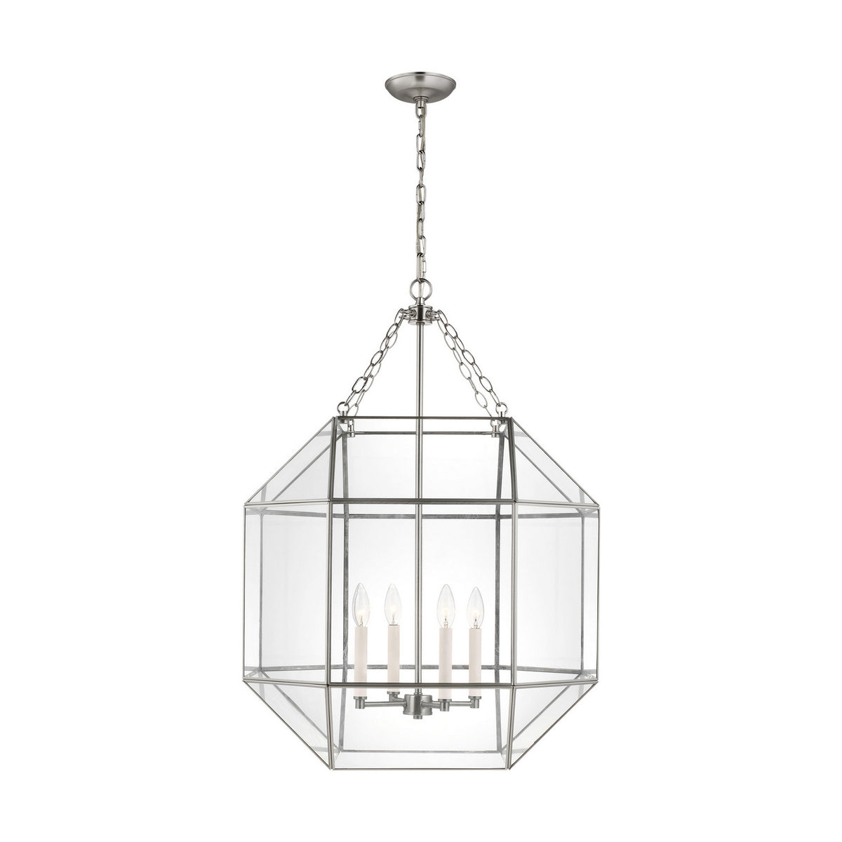 Visual Comfort Studio Canada - 5279404EN-962 - Four Light Lantern - Morrison - Brushed Nickel