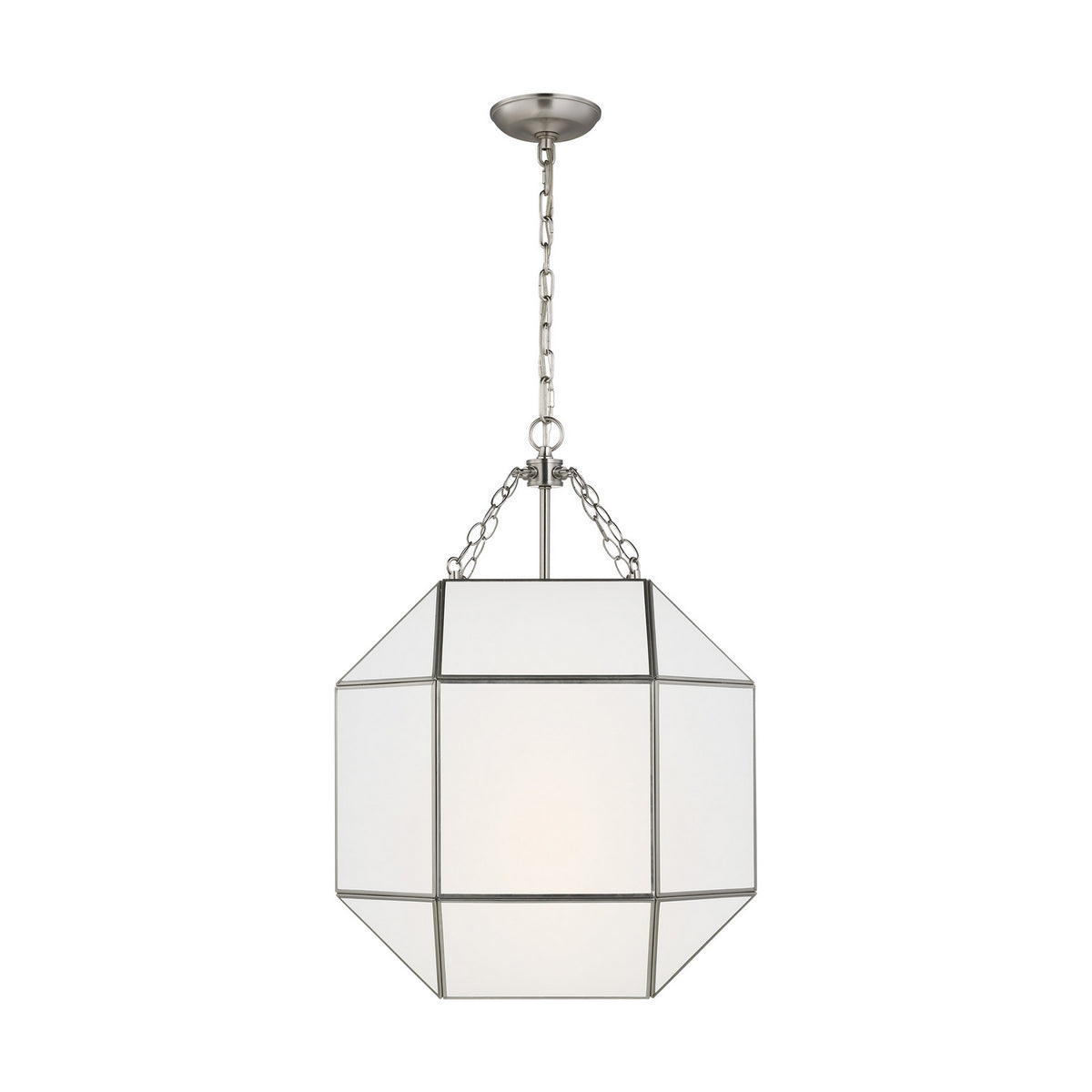 Visual Comfort Studio Canada - 5279453-962 - Three Light Lantern - Morrison - Brushed Nickel