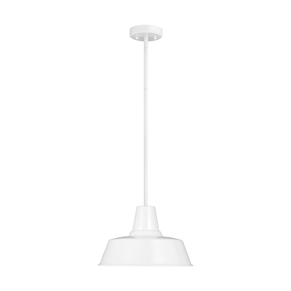 Visual Comfort Studio Canada - 6237401-15 - One Light Outdoor Pendant - Barn Light - White