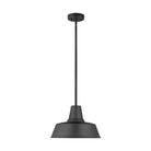 Visual Comfort Studio Canada - 6237401EN3-12 - One Light Outdoor Pendant - Barn Light - Black