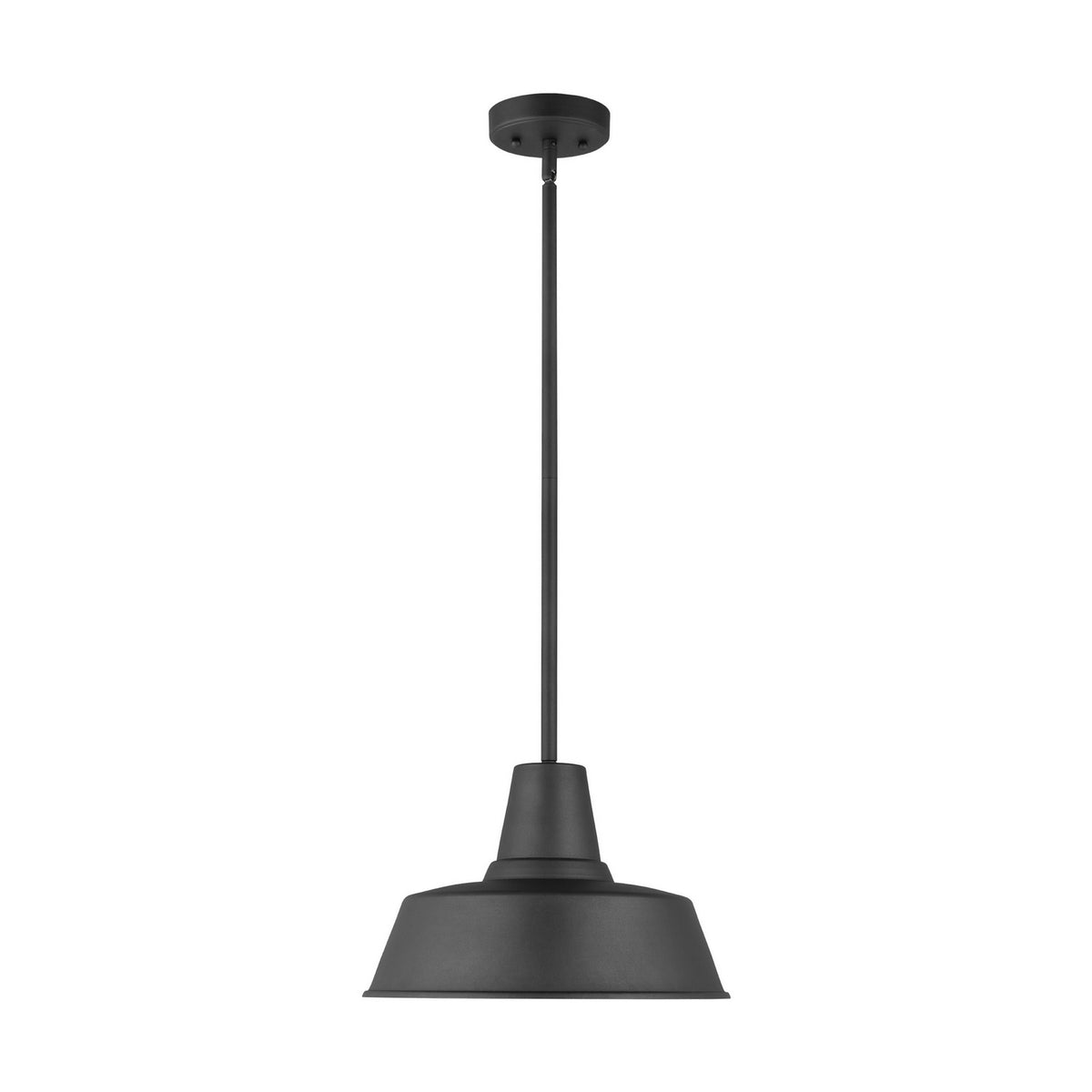 Visual Comfort Studio Canada - 6237401EN3-12 - One Light Outdoor Pendant - Barn Light - Black