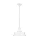 Visual Comfort Studio Canada - 6237401EN3-15 - One Light Outdoor Pendant - Barn Light - White