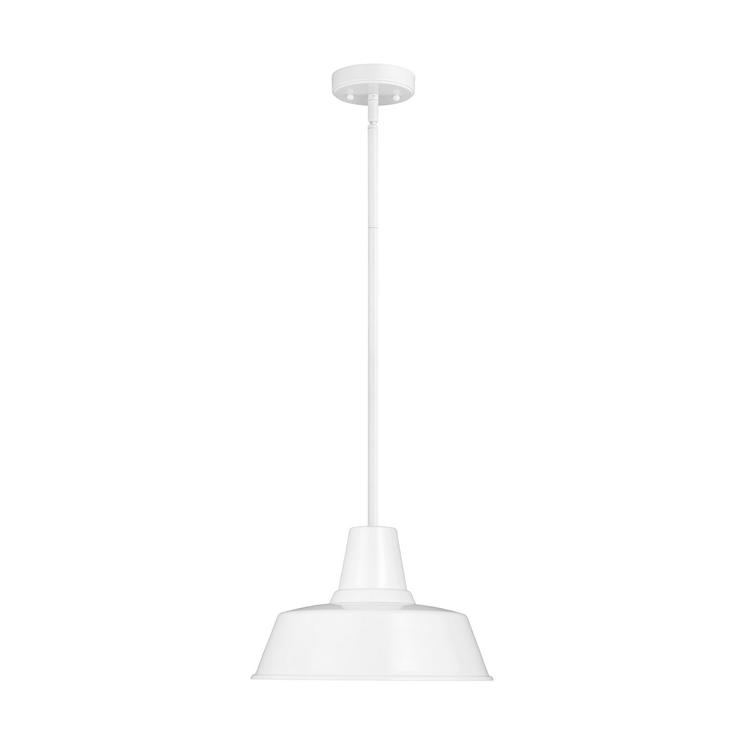 Visual Comfort Studio Canada - 6237401EN3-15 - One Light Outdoor Pendant - Barn Light - White