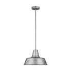 Visual Comfort Studio Canada - 6237401EN3-57 - One Light Outdoor Pendant - Barn Light - Weathered Pewter