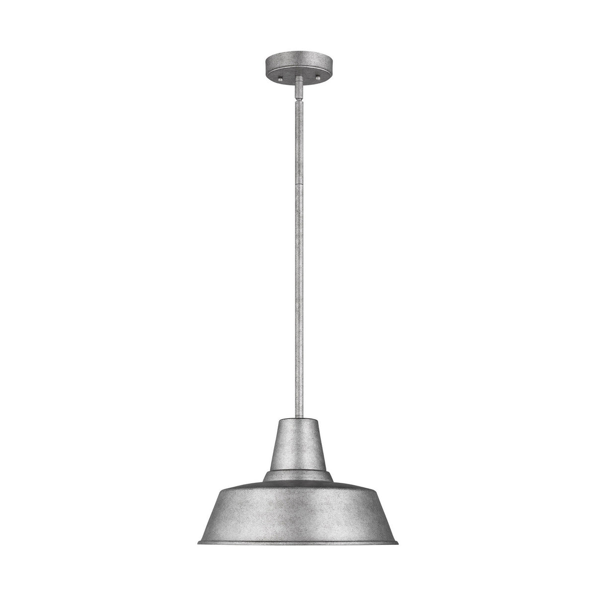 Visual Comfort Studio Canada - 6237401EN3-57 - One Light Outdoor Pendant - Barn Light - Weathered Pewter