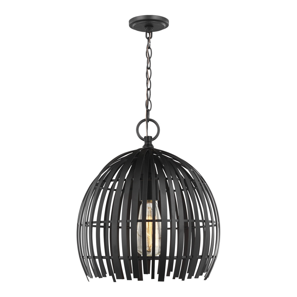 Visual Comfort Studio Canada - 6522701-112 - One Light Pendant - Hanalei - Midnight Black