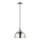 Visual Comfort Studio Canada - 6524201-962 - One Light Pendant - Rockland - Brushed Nickel