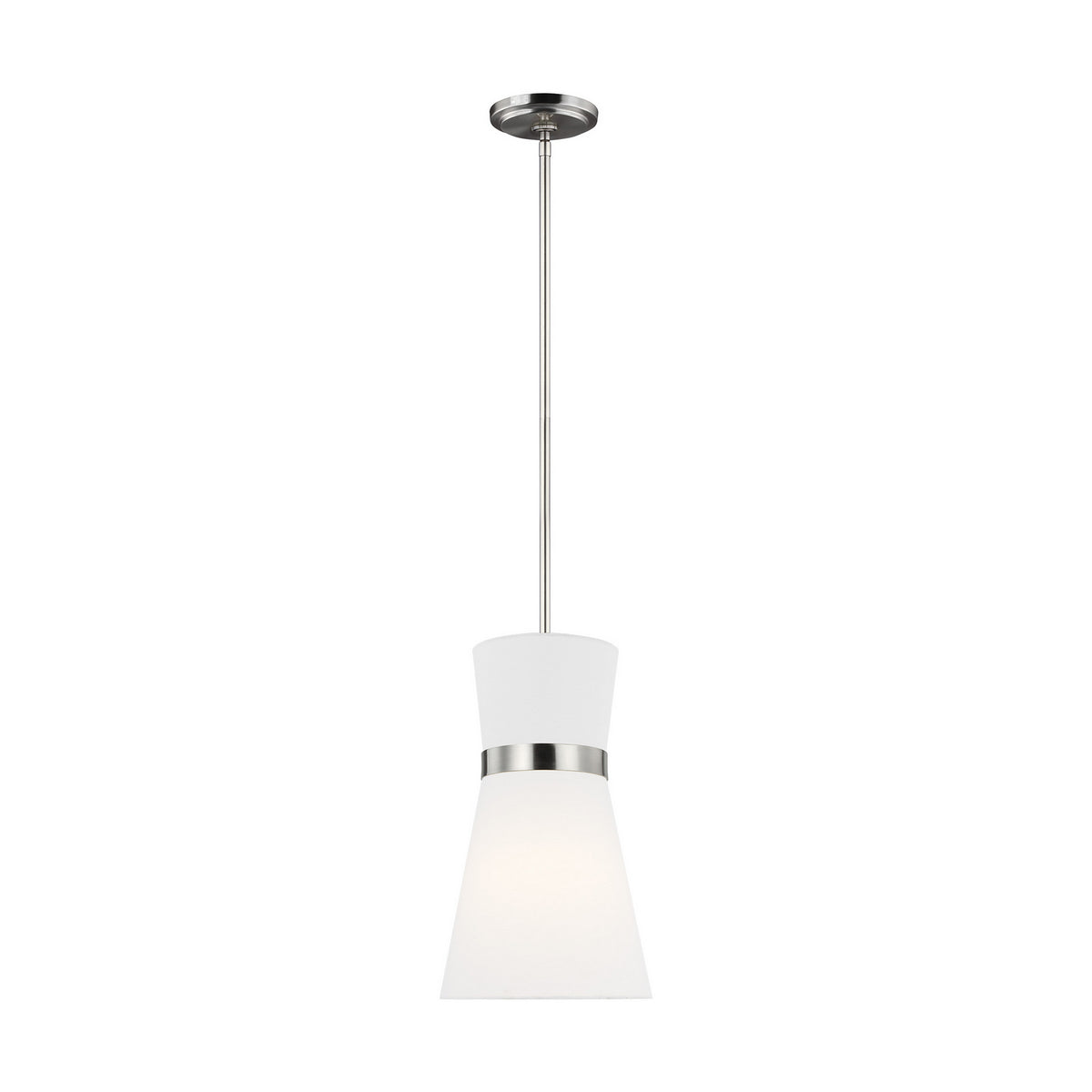 Visual Comfort Studio Canada - 6590501-962 - One Light Pendant - Clark - Brushed Nickel