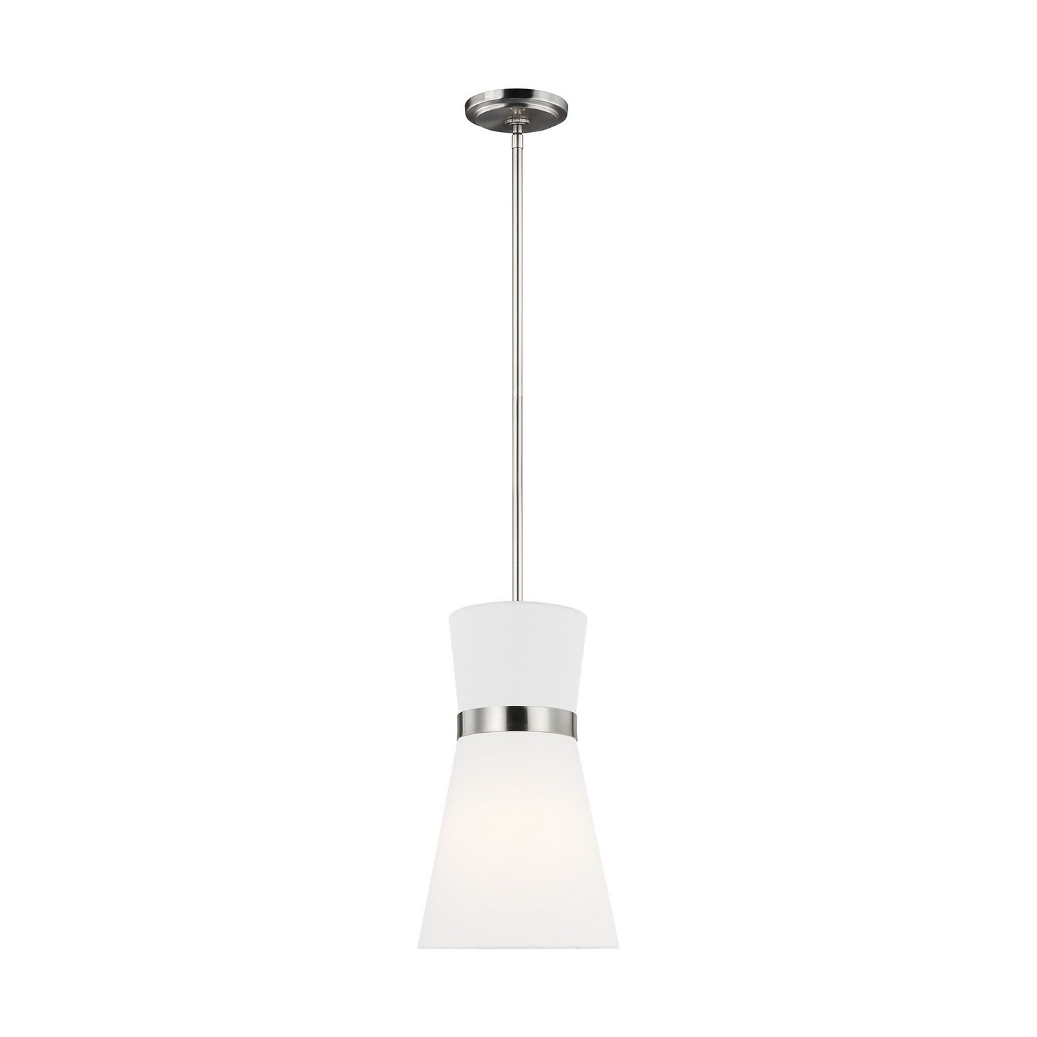 Studio de confort visuel Canada - 6590501-962 - Une lumière Suspension - Clark - Nickel brossé