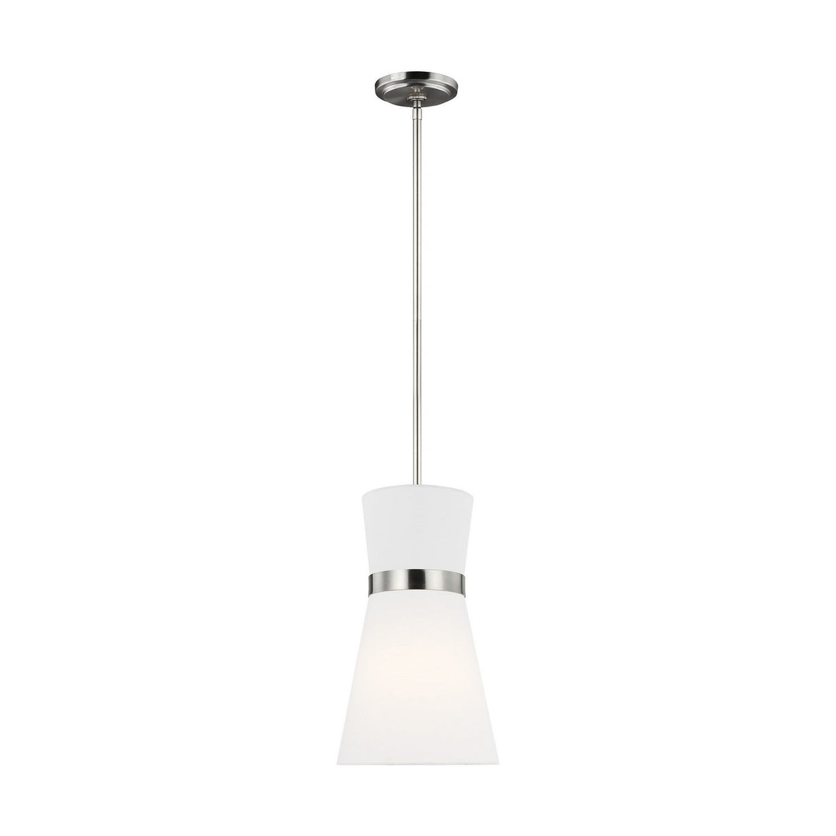 Visual Comfort Studio Canada - 6590501-962 - One Light Pendant - Clark - Brushed Nickel