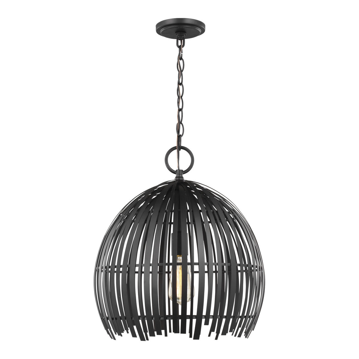 Visual Comfort Studio Canada - 6622701-112 - One Light Pendant - Hanalei - Midnight Black