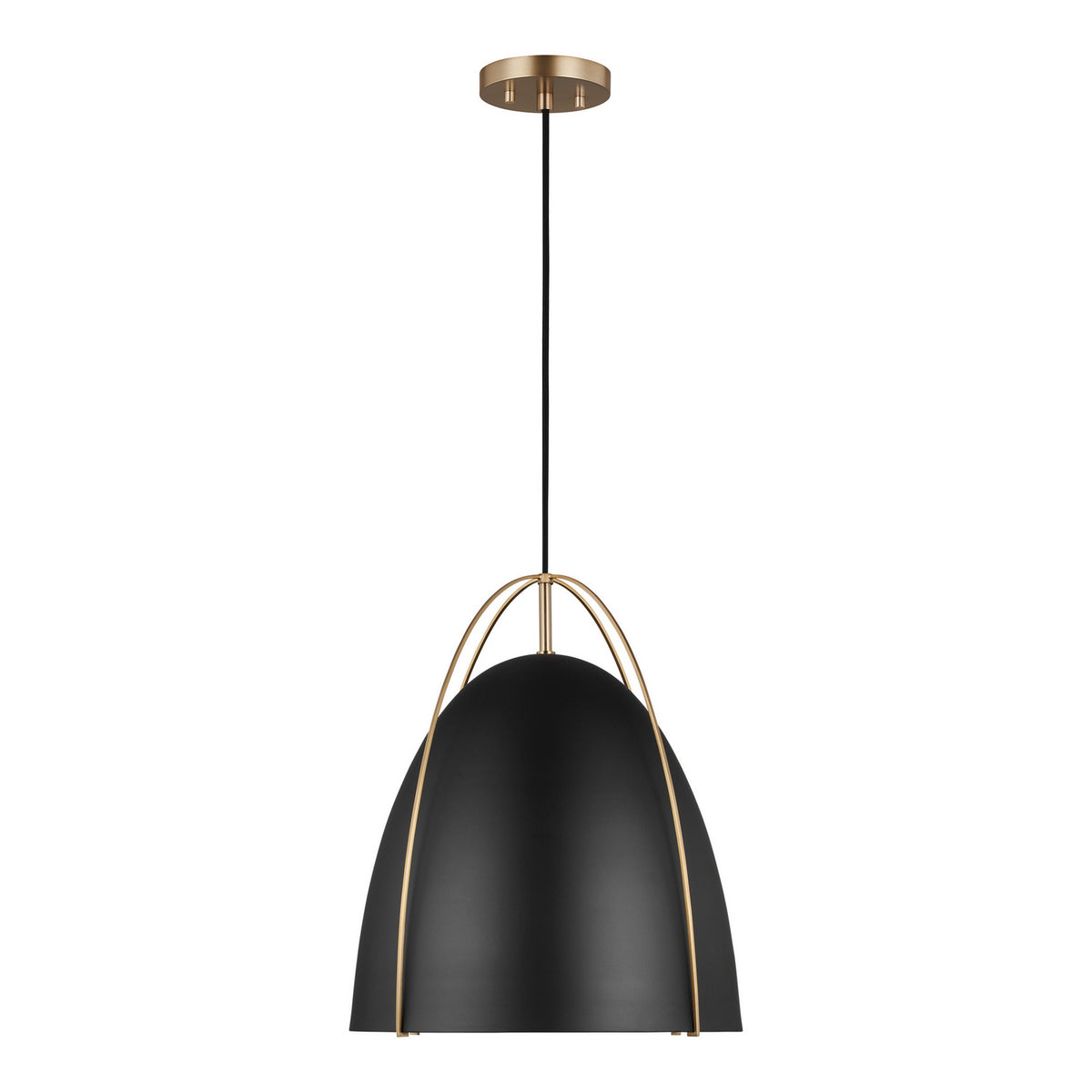 Visual Comfort Studio Canada - 6651701-848 - One Light Pendant - Norman - Satin Brass