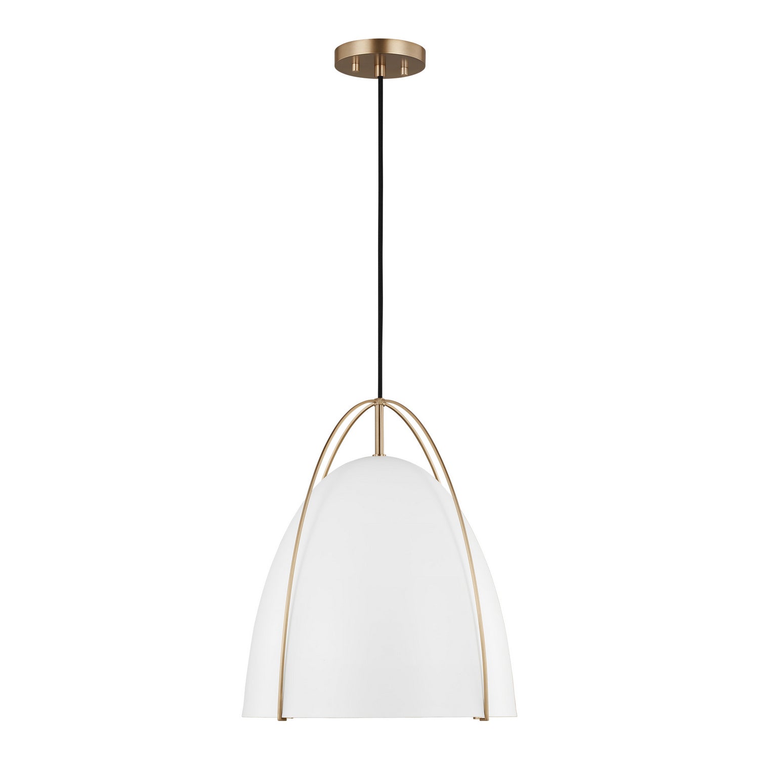 Visual Comfort Studio Canada - 6651801EN3-848 - One Light Pendant - Norman - Satin Brass