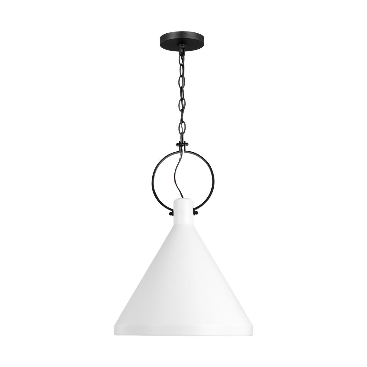 Visual Comfort Studio Canada - 6684901-115 - One Light Pendant - Lyon - Matte White