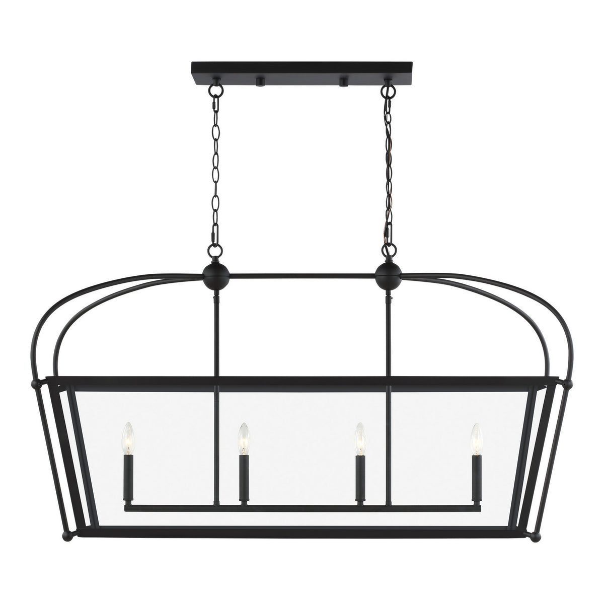 Visual Comfort Studio Canada - 6691004-112 - Four Light Linear Foyer - Charleston - Midnight Black