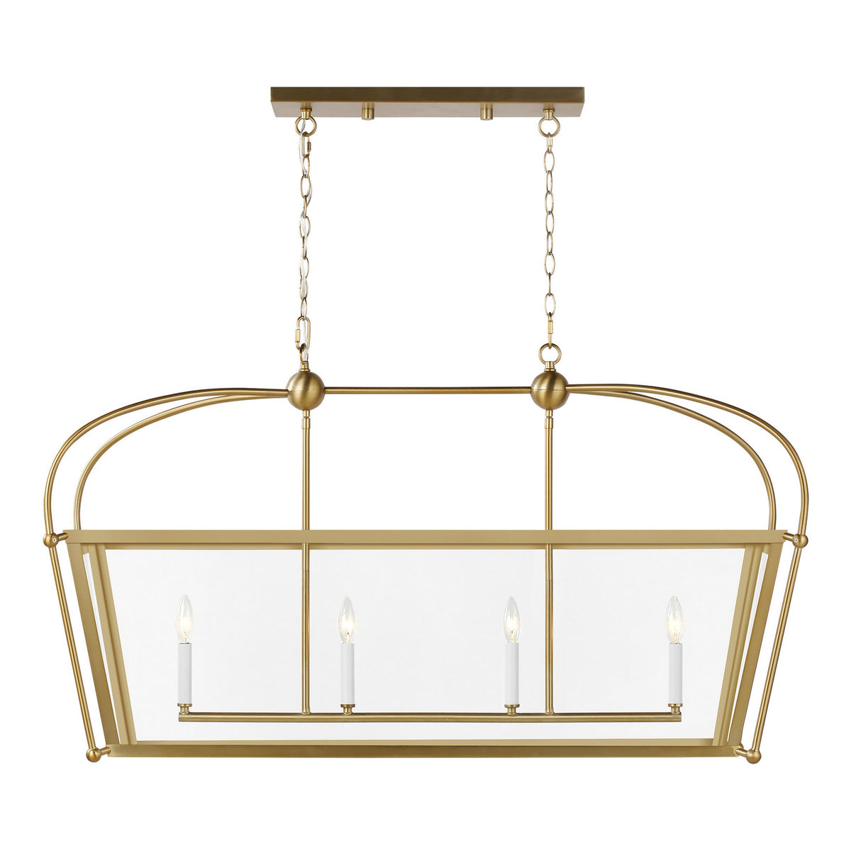 Visual Comfort Studio Canada - 6691004-848 - Four Light Linear Foyer - Charleston - Satin Brass