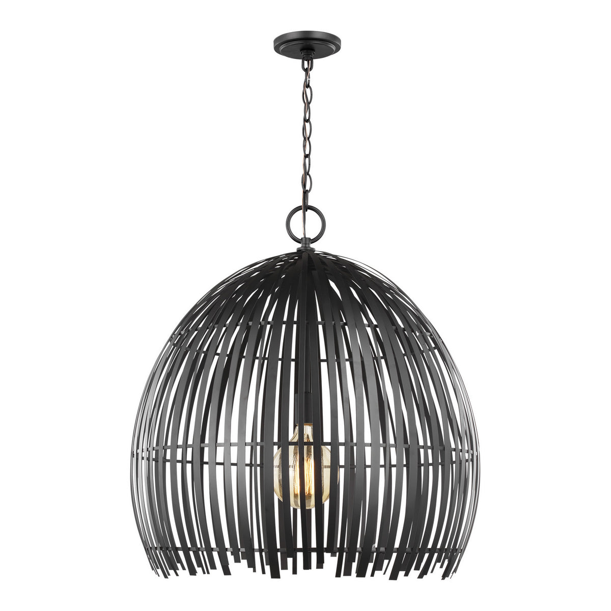 Visual Comfort Studio Canada - 6722701-112 - One Light Pendant - Hanalei - Midnight Black