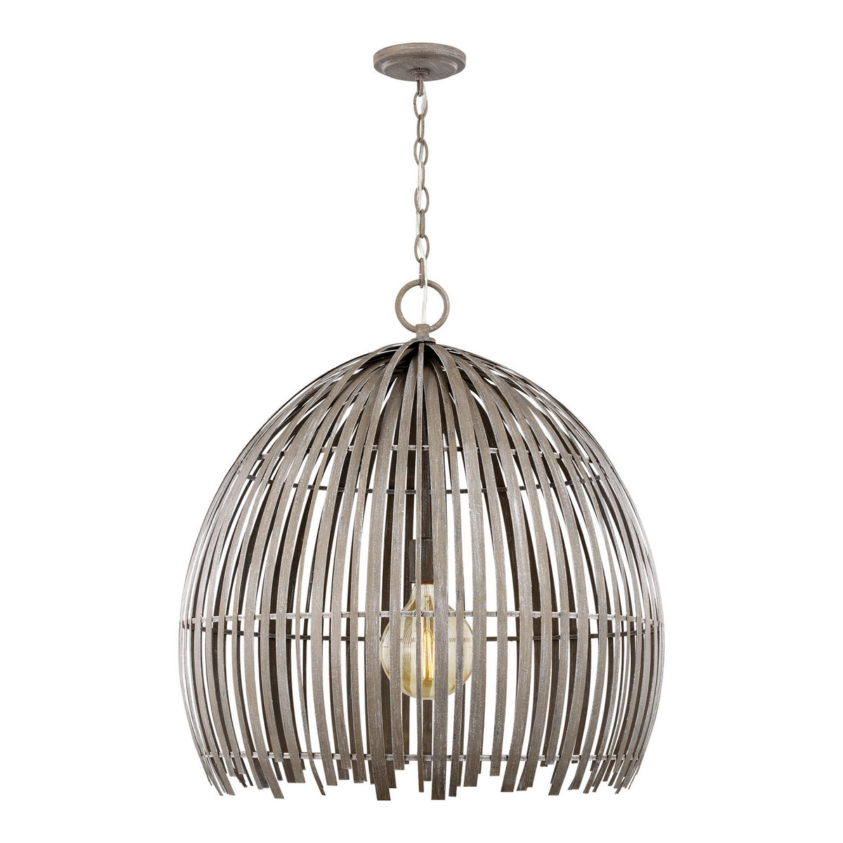 Visual Comfort Studio Canada - 6722701-872 - One Light Pendant - Hanalei - Washed Pine