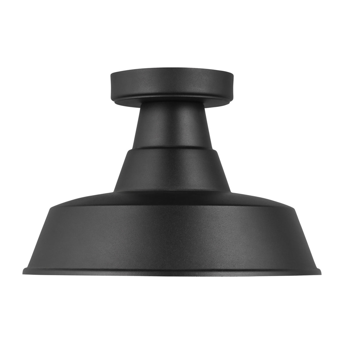 Visual Comfort Studio Canada - 7837401-12 - One Light Outdoor Flush Mount - Barn Light - Black