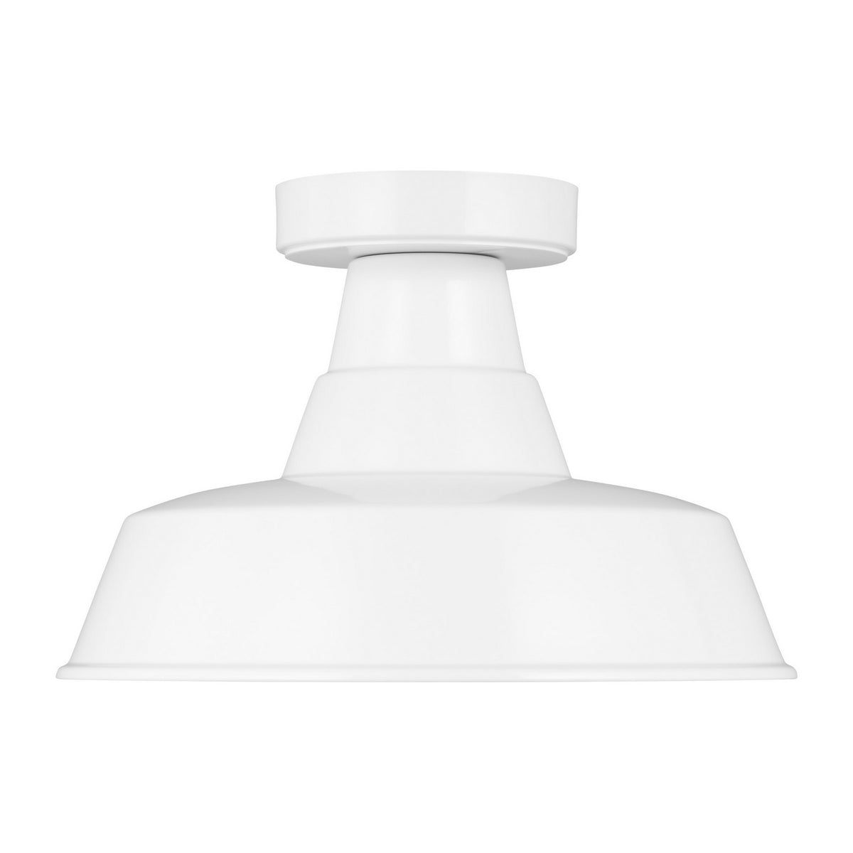 Visual Comfort Studio Canada - 7837401-15 - One Light Outdoor Flush Mount - Barn Light - White