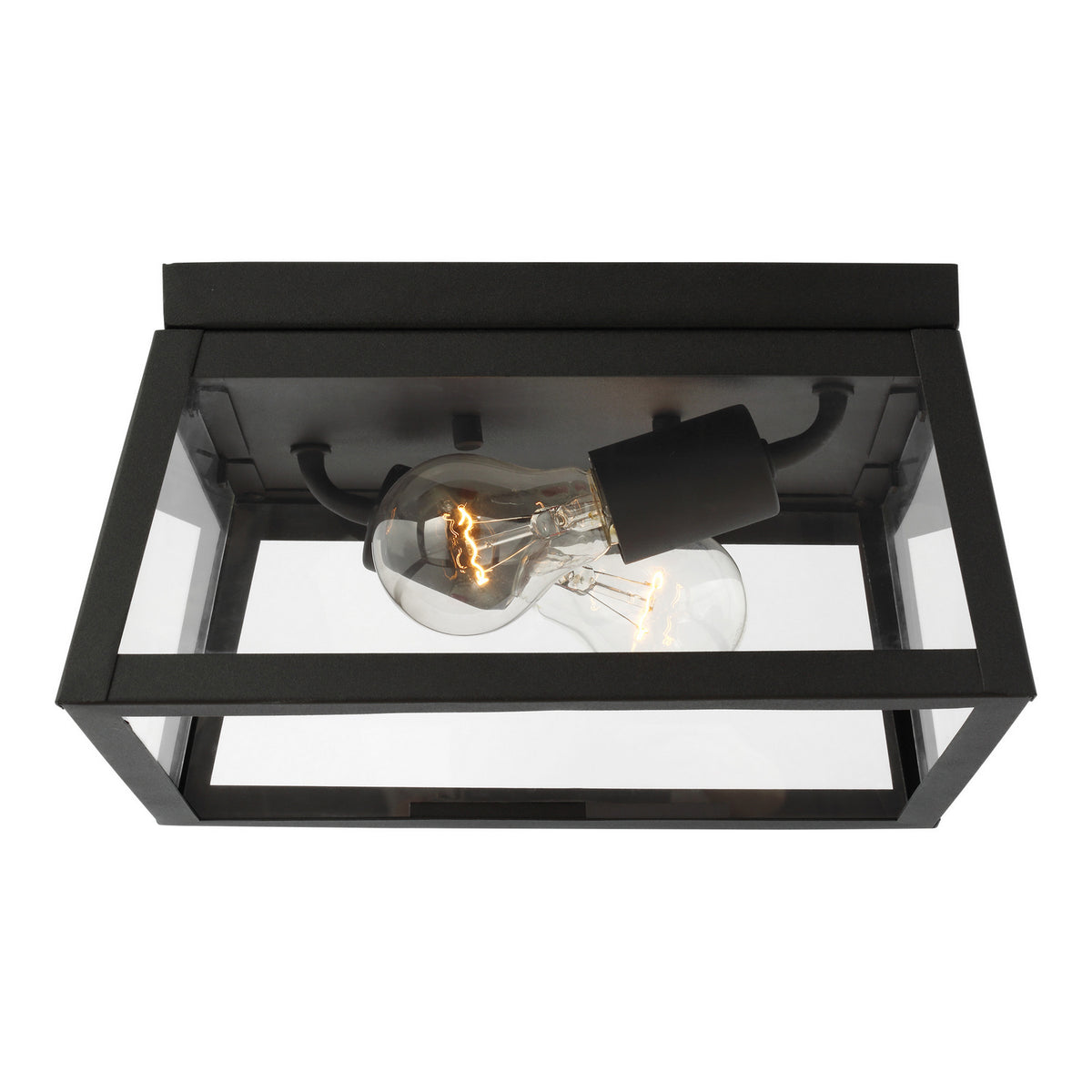 Visual Comfort Studio Canada - 7848402EN3-12 - Two Light Outdoor Flush Mount - Founders - Black