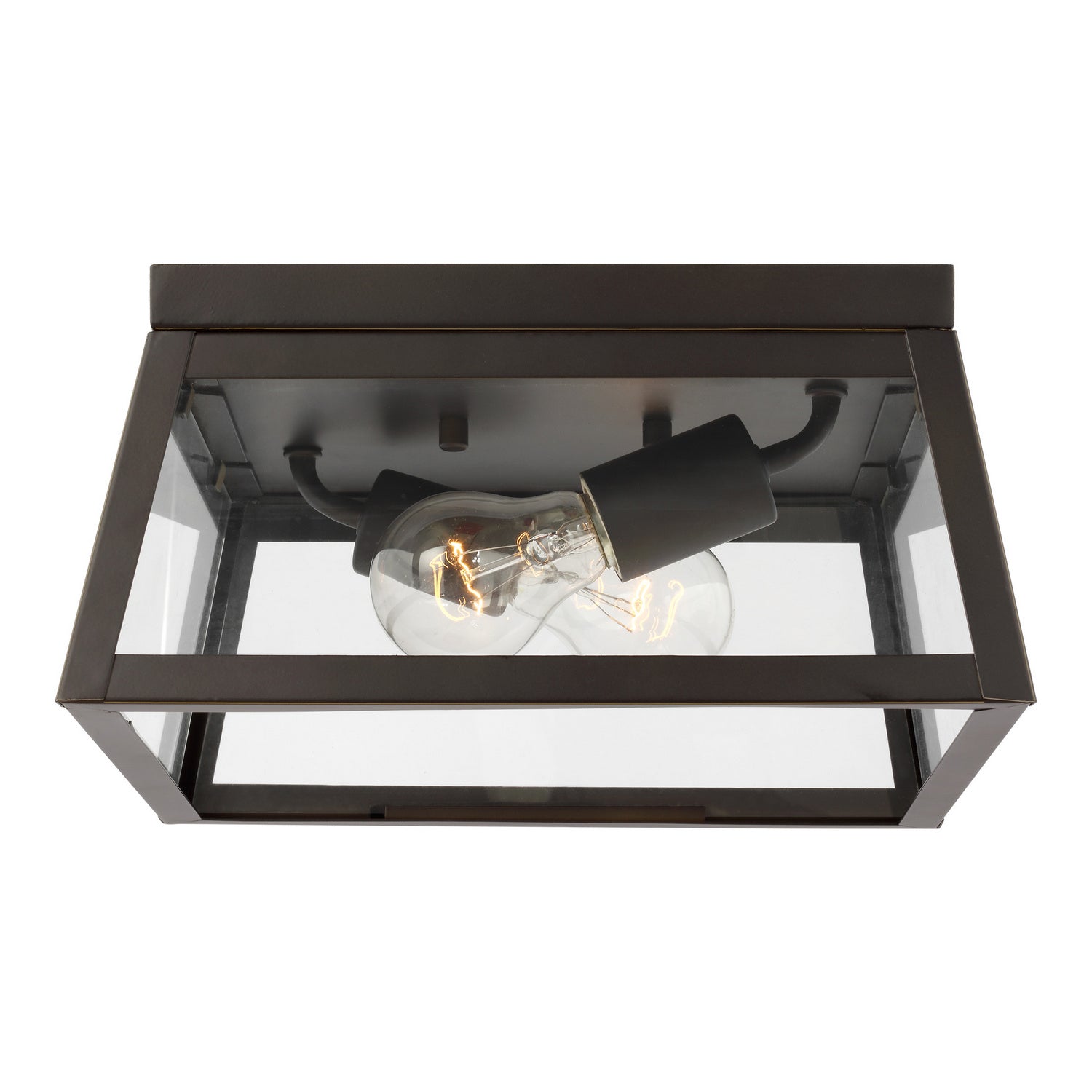 Visual Comfort Studio Canada - 7848402EN3-71 - Two Light Outdoor Flush Mount - Founders - Antique Bronze
