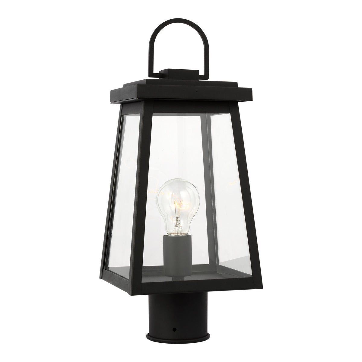Visual Comfort Studio Canada - 8248401EN3-12 - One Light Outdoor Post Lantern - Founders - Black