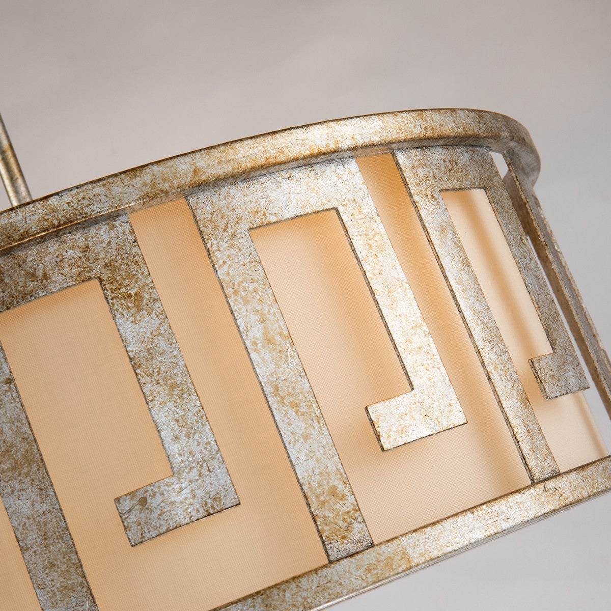 Lucas + McKearn - GN/Lemuria/P/L-S - Three Light Island Pendant/Semi Flush - Lemuria - Antique Silver