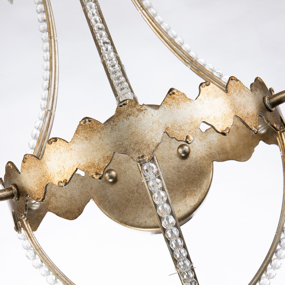 Lucas + McKearn - SC1035-2 - Two Light Wall Sconce - Lemuria - Distressed Silver And Gold