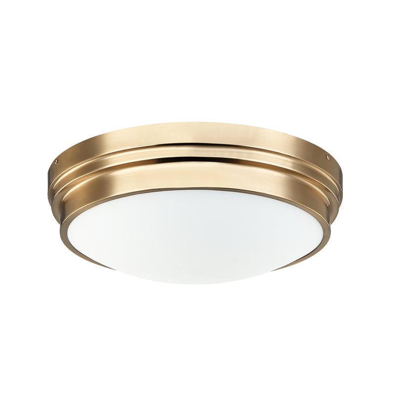 Matteo Canada - X46402AG - Two Light Ceiling Mount - Fresh Colonial - Aged Gold Brass