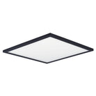 Maxim Lighting 58738WTBK Wafer Square LED Flush Mount in Black