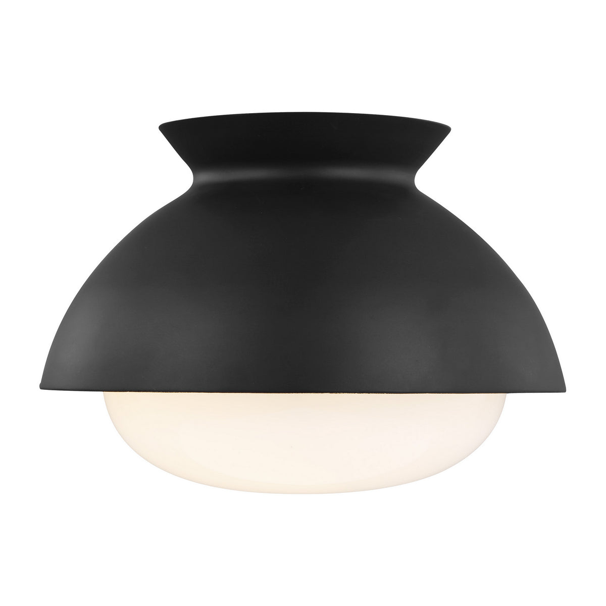 Visual Comfort Studio Canada - AEF1001MBK - One Light Flush Mount - Lucerne - Midnight Black