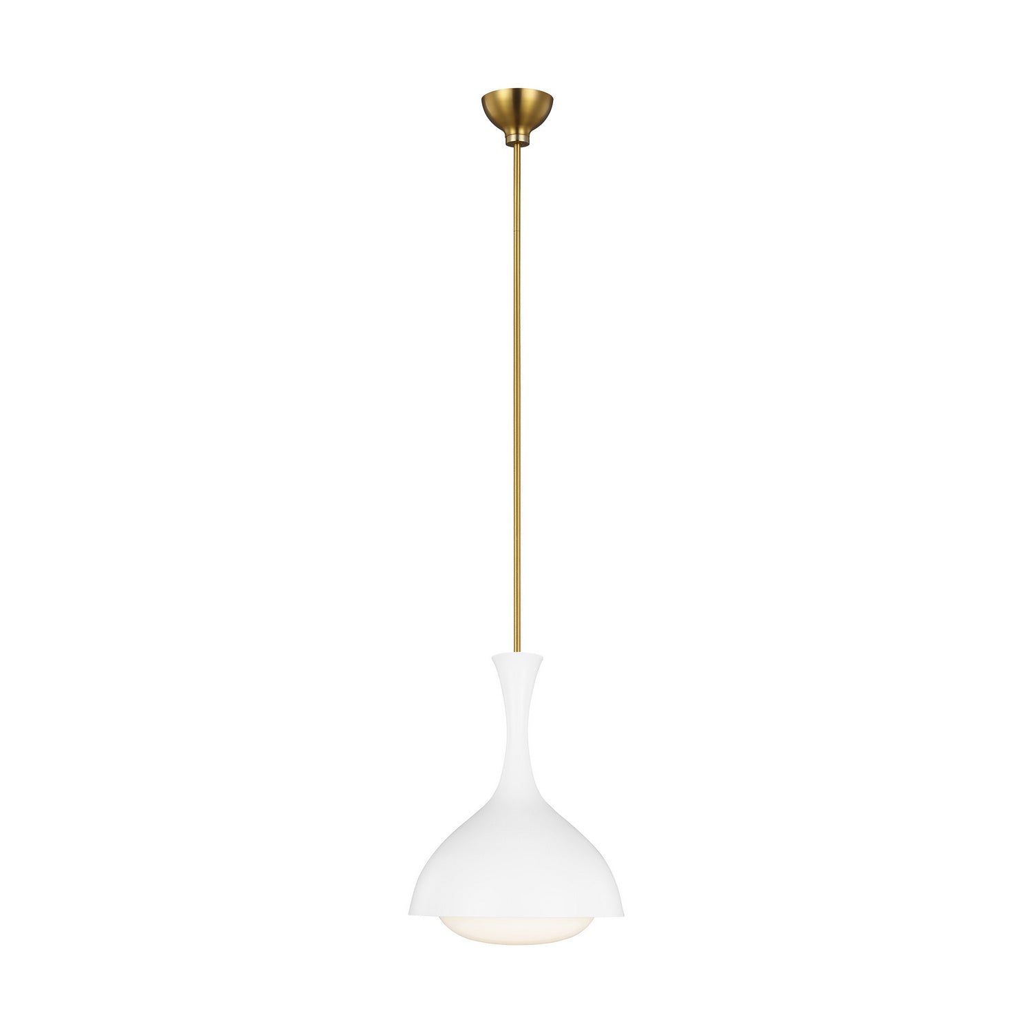 Visual Comfort Studio Canada - AEP1011BBSMBK - One Light Pendant - Lucerne - Midnight Black and Burnished Brass