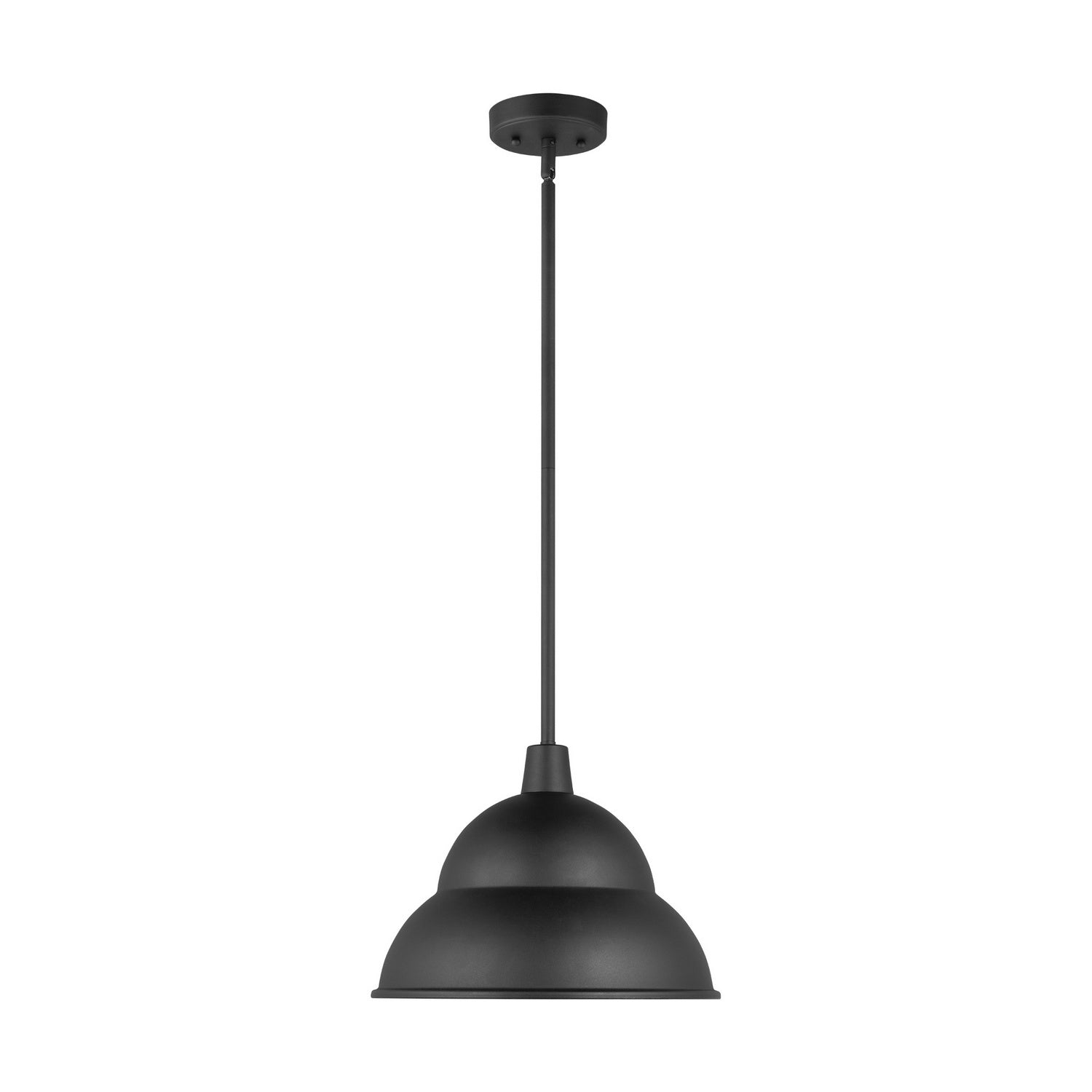 Visual Comfort Studio Canada - 6236701-12 - One Light Outdoor Pendant - Barn Light - Black