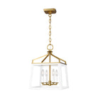 Visual Comfort Studio Canada - CC1564MWTBBS - Four Light Lantern - Carlow - Matte White