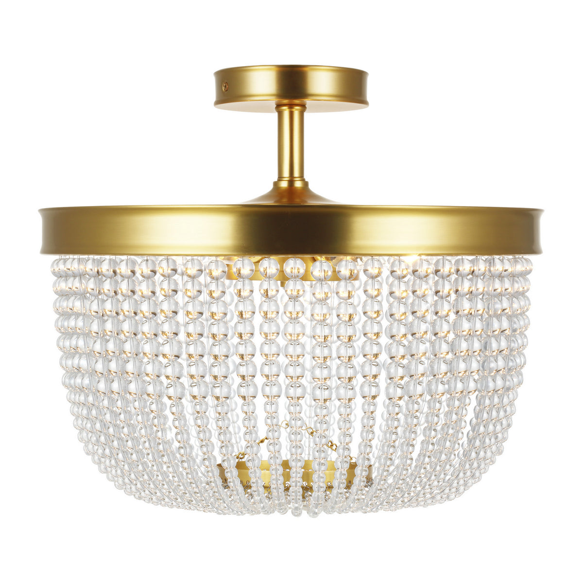 Visual Comfort Studio Canada - CF1076BBS - Six Light Semi Flush Mount - Summerhill - Burnished Brass
