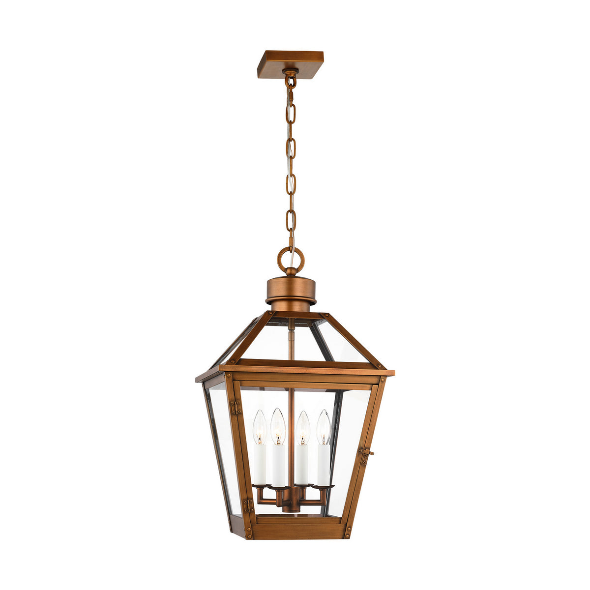 Visual Comfort Studio Canada - CO1424NCP - Four Light Pendant - Hyannis - Natural Copper