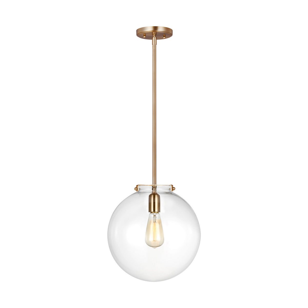 Visual Comfort Studio Canada - 6692101-848 - One Light Pendant - Kate - Satin Brass