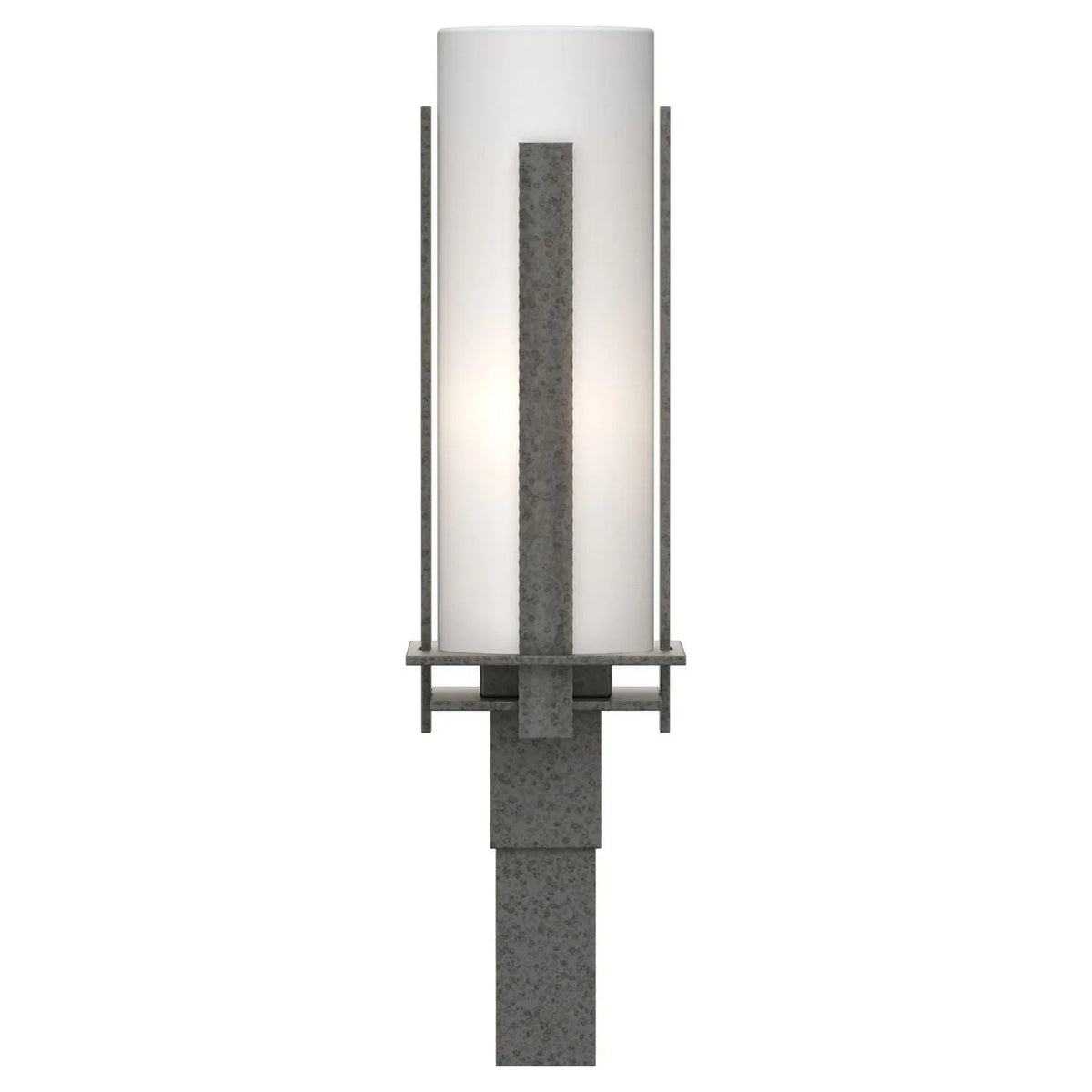 Hubbardton Forge - 347288-SKT-20-GG0040 - One Light Outdoor Post Mount - Vertical Bar - Coastal Natural Iron